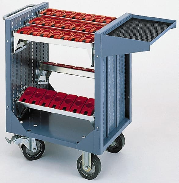 LISTA - 35 Tool Capacity, 40 Taper Size CNC Tool Cart - Apex Tool & Supply
