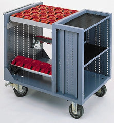 LISTA - 30 Tool Capacity, 50 Taper Size CNC Tool Cart - Apex Tool & Supply