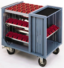 LISTA - 45 Tool Capacity, 50 Taper Size CNC Tool Cart - Apex Tool & Supply