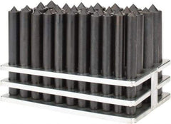 Value Collection - 33 Piece, 1/2 to 1", Transfer Punch Set - Round Shank - Apex Tool & Supply