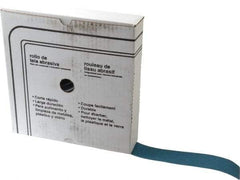 Value Collection - 1-1/2" x 50 Yd 180 Grit Aluminum Oxide Cloth Roll - Very Fine Grade, J Weighted Backing - Apex Tool & Supply