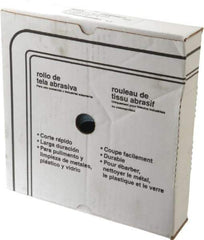 Value Collection - 1-1/2" x 50 Yd 150 Grit Aluminum Oxide Cloth Roll - Very Fine Grade, J Weighted Backing - Apex Tool & Supply