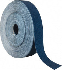 Value Collection - 1-1/2" x 50 Yd 80 Grit Aluminum Oxide Cloth Roll - Medium Grade, J Weighted Backing - Apex Tool & Supply