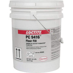 Loctite - 40 Lb Kit Gray Epoxy Resin Filler/Repair Caulk - -20 to 225°F Operating Temp, 6 min Tack Free Dry Time, 24 hr Full Cure Time, Series 135 - Apex Tool & Supply