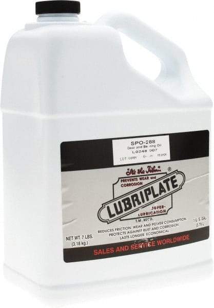 Lubriplate - 1 Gal Bottle, Mineral Gear Oil - 184 SUS Viscosity at 210°F, 3314 SUS Viscosity at 100°F, ISO 680 - Apex Tool & Supply