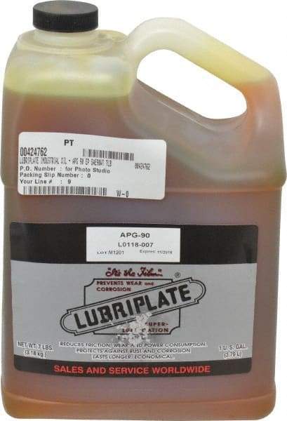 Lubriplate - 1 Gal Bottle, Mineral Gear Oil - 816 SUS Viscosity at 100°F, 86 SUS Viscosity at 210°F, ISO 150 - Apex Tool & Supply