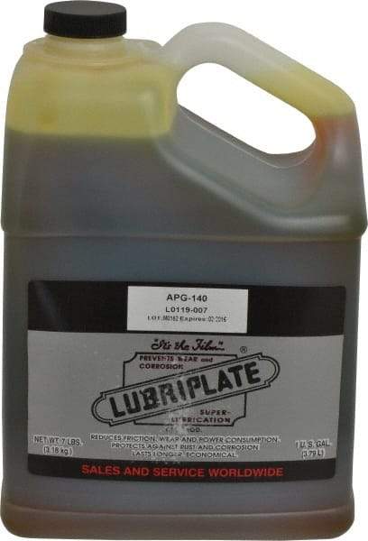 Lubriplate - 1 Gal Bottle, Mineral Gear Oil - 152 SUS Viscosity at 210°F, 2220 SUS Viscosity at 100°F, ISO 460 - Apex Tool & Supply