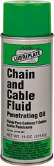 Lubriplate - 12 oz Aerosol General Purpose Chain & Cable Lubricant - 32 ISO Grade - Apex Tool & Supply