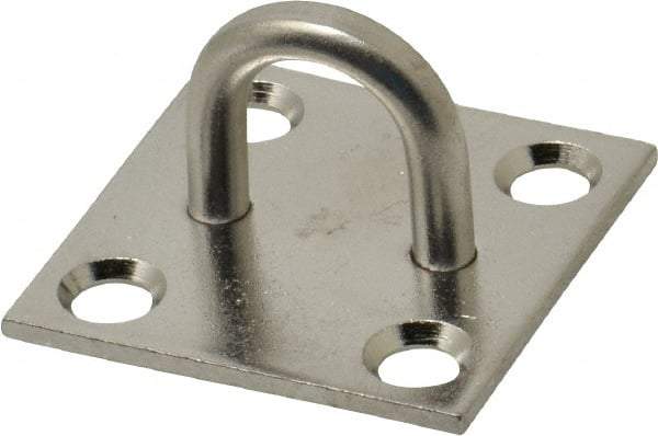 Value Collection - 0.813" High x 1.5" Wide x 1.5" Long Hasp Staple - 302/304 Stainless Steel, 0.075" Thick - Apex Tool & Supply