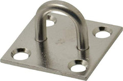 Value Collection - 0.813" High x 1.5" Wide x 1.5" Long Hasp Staple - 302/304 Stainless Steel, 0.075" Thick - Apex Tool & Supply