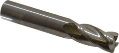 M.A. Ford - 1/2", 4 Flute, Single End, Solid Carbide, 0.045" Corner Radius End Mill - 3" OAL, 30° Helix, Right Hand Flute, 1" LOC, Right Hand Cut - Apex Tool & Supply