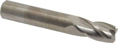 M.A. Ford - 1/2", 4 Flute, Single End, Solid Carbide, 0.06" Corner Radius End Mill - 3" OAL, 30° Helix, Right Hand Flute, 1" LOC, Right Hand Cut - Apex Tool & Supply