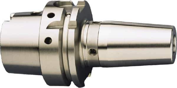 HAIMER - 1/4" Hole Diam, HSK100A Taper Shank Shrink Fit Tool Holder & Adapter - 7.87" Projection, 0.83" Nose Diam, 1.42" Clamping Depth, 25,000 RPM, Through Coolant - Exact Industrial Supply