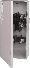 Eaton Cutler-Hammer - 100 Amp, 240 VAC, 2 Pole Fused Safety Switch - NEMA 3R, 3 Phase, 7-1/2 to 15 hp at 240 VAC (Single Phase), 15 to 30 hp at 240 VAC (Triple Phase), DPST Contact Form - Apex Tool & Supply