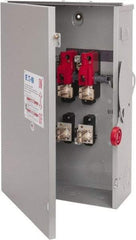 Eaton Cutler-Hammer - 200 Amp, 240 VAC, 2 Pole Fused Safety Switch - NEMA 3R, 3 Phase, 15 to 25 hp at 240 VAC\xA0 (Single Phase), 50 hp at 240 VAC (Triple Phase), DPST Contact Form - Apex Tool & Supply
