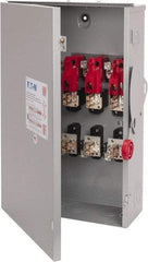 Eaton Cutler-Hammer - 200 Amp, 240 VAC, 3 Pole Fused Safety Switch - NEMA 3R, 3 Phase, 15 hp at 240 VAC (Single Phase), 25 to 30 hp at 240 VAC (Triple Phase), 3PST Contact Form - Apex Tool & Supply