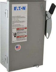 Eaton Cutler-Hammer - 30 Amp, 240 VAC, 3 Pole Nonfused Safety Switch - NEMA 3R, 3 Phase, 3 hp at 240 VAC (Single Phase), 7-1/2 hp at 240 (Triple Phase), 3PST Contact Form - Apex Tool & Supply