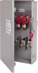 Eaton Cutler-Hammer - 200 Amp, 250 VDC, 480-600 VAC, 3 Pole Fused Safety Switch - NEMA 3R, 3 Phase, 50 hp at 480/600 VAC (Single Phase), 125 hp at 480 VAC, 150 hp at 600 VAC (Triple Phase), 3PST Contact Form - Apex Tool & Supply