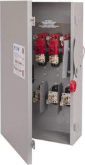 Eaton Cutler-Hammer - 200 Amp, 250 VDC, 480-600 VAC, 3 Pole Fused Safety Switch - NEMA 1, 1 Phase, 50 hp at 480/600 VAC (Single Phase), 125 hp at 480 VAC, 150 hp at 600 VAC (Triple Phase), 3PST Contact Form - Apex Tool & Supply