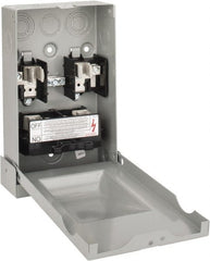 Eaton Cutler-Hammer - 3R NEMA Rated, 60 Amp, 10 hp, Fusible Air Conditioning Pullout Disconnect Switch - Apex Tool & Supply