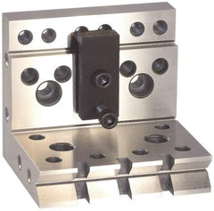 Suburban Tool - 6" Long x 6" Wide x 6" High, Compound, Series S1, Standard Pole, Sine Plate & Magnetic Chuck Combo - Angle Plate, Bolts, Handle, Locking Straps, Magnetic Chuck, Rails, Screws, Storage Case, T-Handle Hex Wrench, V-Block, Vise & Washer - Apex Tool & Supply