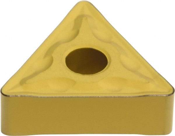 Sumitomo - TNMG434 EMU Grade AC700G Carbide Turning Insert - TiC Finish, 60° Triangle, 1/2" Inscr Circle, 3/16" Thick, 1/16" Corner Radius - Apex Tool & Supply