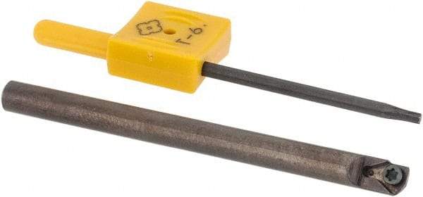 Sumitomo - 0.228" Min Bore Diam, 2-1/2" OAL, 0.187" Shank Diam, BSWJO Indexable Boring Bar - 0.385" Max Bore Depth, WBGT 521 Insert, Screw Holding Method - Apex Tool & Supply