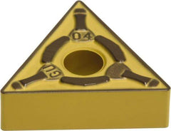 Sumitomo - TNMG433 EGU Grade AC700G Carbide Turning Insert - TiC Finish, 60° Triangle, 1/2" Inscr Circle, 3/16" Thick, 3/64" Corner Radius - Apex Tool & Supply