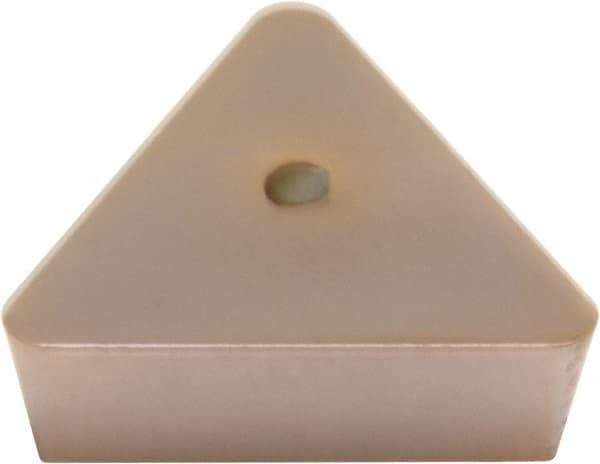 Sumitomo - TPG322 Grade T2000Z Cermet Turning Insert - TiN/AlN Finish, 60° Triangle, 3/8" Inscr Circle, 1/8" Thick, 1/32" Corner Radius - Apex Tool & Supply