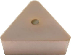 Sumitomo - TPG322 Grade T2000Z Cermet Turning Insert - TiN/AlN Finish, 60° Triangle, 3/8" Inscr Circle, 1/8" Thick, 1/32" Corner Radius - Apex Tool & Supply