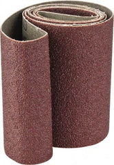 Tru-Maxx - 4" Wide x 60" OAL, 60 Grit, Aluminum Oxide Abrasive Belt - Aluminum Oxide, Medium, Coated, X Weighted Cloth Backing - Apex Tool & Supply
