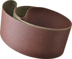 Tru-Maxx - 4" Wide x 60" OAL, 120 Grit, Aluminum Oxide Abrasive Belt - Aluminum Oxide, Fine, Coated, X Weighted Cloth Backing - Apex Tool & Supply