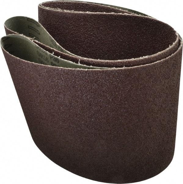 Tru-Maxx - 8" Wide x 107" OAL, 36 Grit, Aluminum Oxide Abrasive Belt - Aluminum Oxide, Very Coarse, Coated, X Weighted Cloth Backing - Apex Tool & Supply