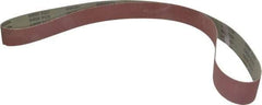 Tru-Maxx - 2" Wide x 72" OAL, 320 Grit, Aluminum Oxide Abrasive Belt - Aluminum Oxide, Extra Fine, Coated, X Weighted Cloth Backing - Apex Tool & Supply