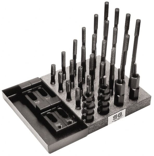 TE-CO - T-Nut & Stud Kits Stud Thread Sizes: 1-8 Number of Pieces: 41 - Apex Tool & Supply