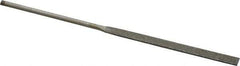Value Collection - 5-1/2" OAL Fine Equalling Needle Diamond File - 13/64" Wide x 3/64" Thick, 2-3/4 LOC - Apex Tool & Supply