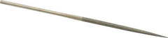 Value Collection - 5-1/2" OAL Fine Square Needle Diamond File - 3/32" Wide x 3/32" Thick, 2-3/4 LOC - Apex Tool & Supply