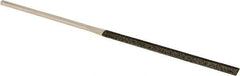 Value Collection - 5-1/2" OAL Fine Triangular Needle Diamond File - 11/64" Wide x 5/64" Thick, 2-3/4 LOC - Apex Tool & Supply