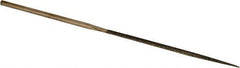 Value Collection - 5-1/2" OAL Fine Point Needle Diamond File - 13/64" Wide x 5/64" Thick, 2-3/4 LOC - Apex Tool & Supply