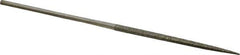 Value Collection - 5-1/2" OAL Coarse Square Needle Diamond File - 3/32" Wide x 3/32" Thick, 2-3/4 LOC - Apex Tool & Supply