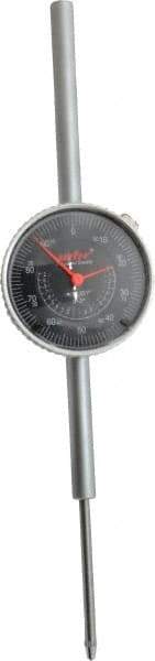 Value Collection - 2" Range, 0-100 Dial Reading, 0.001" Graduation Dial Drop Indicator - 2.28" Dial, Revolution Counter - Apex Tool & Supply