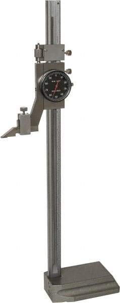 Value Collection - 12" Stainless Steel Dial Height Gage - 0.001" Graduation, Dial Display - Apex Tool & Supply