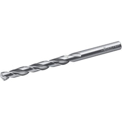 Walter-Titex - 8mm 130° Cobalt Jobber Drill - Bright Finish, Right Hand Cut, Spiral Flute, Straight Shank, 117mm OAL, VA Point - Apex Tool & Supply