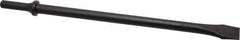 Value Collection - 3/4" Head Width, 11" OAL, 1-1/8" Shank Diam, Flat Chisel - Round Shank, Steel - Apex Tool & Supply