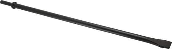 Value Collection - 3/4" Head Width, 18" OAL, Flat Chisel - Round Shank, Steel - Apex Tool & Supply
