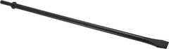 Value Collection - 3/4" Head Width, 18" OAL, Flat Chisel - Round Shank, Steel - Apex Tool & Supply