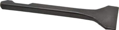 Value Collection - 3" Head Width, 7" OAL, 1/8" Shank Diam, Floor Scraper Chisel - Round Shank, Steel - Apex Tool & Supply