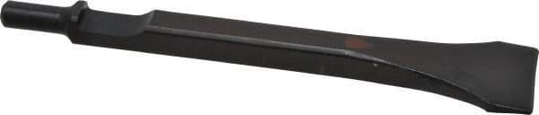 Value Collection - 1-3/8" Head Width, 7" OAL, 1/8" Shank Diam, Scaling Chisel - Round Shank, Steel - Apex Tool & Supply