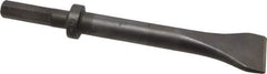Made in USA - 2" Head Width, 9" OAL, Scaling Chisel - Hex Drive, Hex Shank, Alloy Steel - Apex Tool & Supply