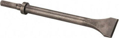 Made in USA - 2" Head Width, 12" OAL, Scaling Chisel - Hex Drive, Hex Shank, Alloy Steel - Apex Tool & Supply